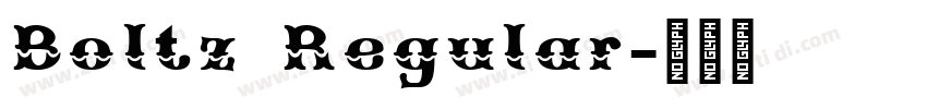 Boltz Regular字体转换
